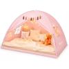 Gorich Twin Bed Tent for Kids, Indoor Privacy Toddler Sleeping Canopy with Mesh Window, Fits Bunk or Floor Bed, Includes Star Lights & Tassels, Cozy Playhouse for Boys Girls Birthday(Pink)