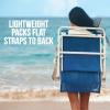Shibumi Shade | Portable Beach Chair for Adults | Anti-Rust Marine Grade Frame | 300lb Capacity | Padded Backpack Straps | Weighs 8 Pounds | Breathable Fabric(1)