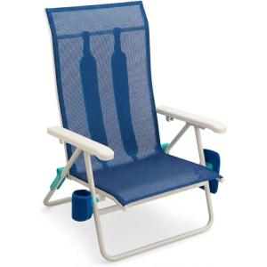 Shibumi Shade | Portable Beach Chair for Adults | Anti-Rust Marine Grade Frame | 300lb Capacity | Padded Backpack Straps | Weighs 8 Pounds | Breathable Fabric(1)