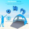 Gorich Easy Pop Up Beach Tent for 3-4 Person, UPF 50+ UV Protection Beach Umbrella Sun Shelter, Portable Lightweight Shade with Easy Foldable & Instant Setup(Skyblue)