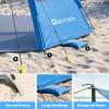 Gorich Beach Tent Sun Shelter with Canopy, Easy Setup UPF50+ UV Protection Sun Shade for 3-4/5-6/7-8 Person, Lightweight & Compact Beach Umbrella for Family Travel(Skyblue)